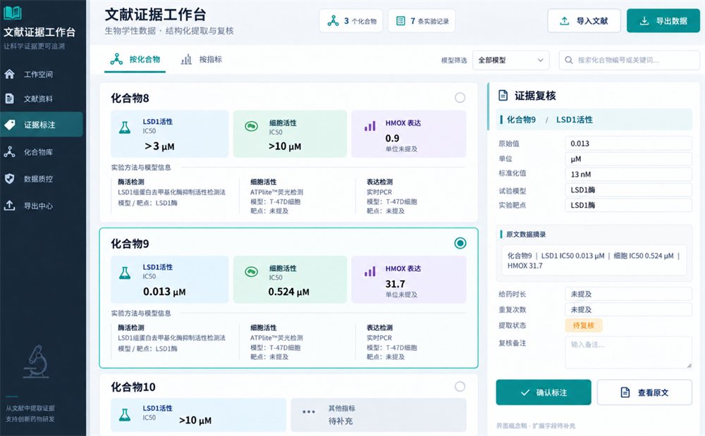 活性试验数据结构化